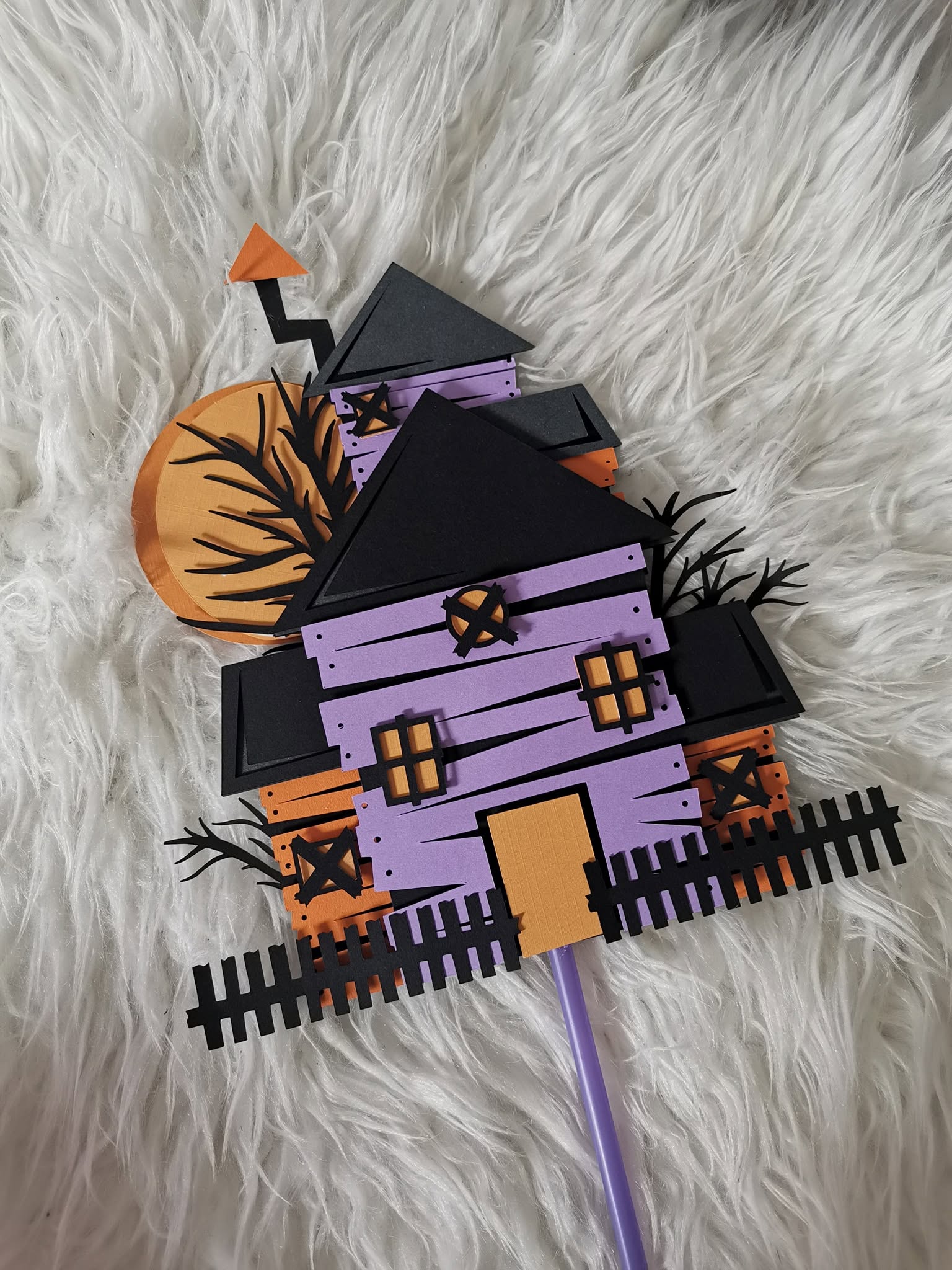 Strašidelný dom – Halloween – zapich na tortu