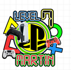 PlayStation – Herný Level – svietiaci LED zapich na tortu s menom