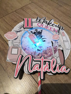 Make-up – svietiaci LED zapich na tortu s menom