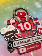 YouTube – svietiaci LED zapich na tortu s menom