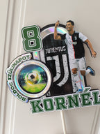 Juventus – 3D zapich na tortu s menom