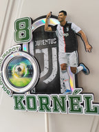 Juventus – 3D zapich na tortu s menom