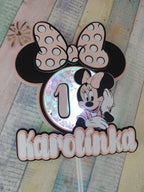 Minnie Mouse – svietiaci LED zapich na tortu s menom