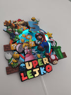 Super Mario – 3D zapich na tortu s menom