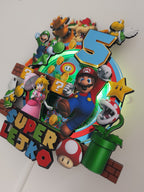 Super Mario – 3D zapich na tortu s menom