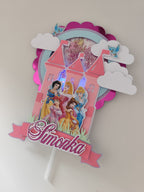 Disney princezné – svietiaci LED zapich na tortu s menom