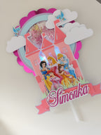 Disney princezné – svietiaci LED zapich na tortu s menom