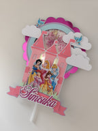 Disney princezné – svietiaci LED zapich na tortu s menom
