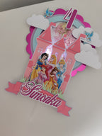 Disney princezné – svietiaci LED zapich na tortu s menom