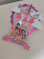 Disney princezné – svietiaci LED zapich na tortu s menom