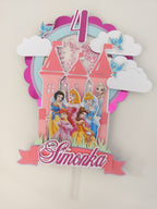 Disney princezné – svietiaci LED zapich na tortu s menom
