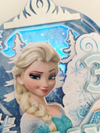 Frozen – Elsa – svietiaci LED zapich na tortu s menom