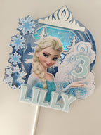 Frozen – Elsa – svietiaci LED zapich na tortu s menom