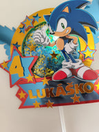Sonic – svietiaci LED zapich na tortu s menom