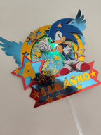 Sonic – svietiaci LED zapich na tortu s menom