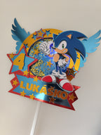 Sonic – svietiaci LED zapich na tortu s menom