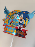 Sonic – svietiaci LED zapich na tortu s menom