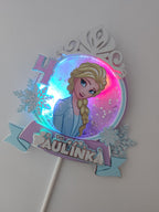Frozen – svietiaci LED zapich na tortu s menom