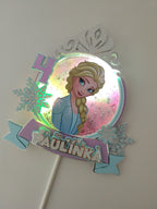 Frozen – svietiaci LED zapich na tortu s menom