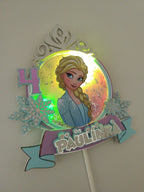 Frozen – svietiaci LED zapich na tortu s menom