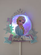 Frozen – svietiaci LED zapich na tortu s menom