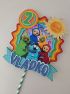 Teletubbies – svietiaci LED zapich na tortu s menom