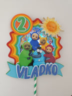 Teletubbies – svietiaci LED zapich na tortu s menom