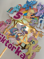 My Little Pony – svietiaci LED zapich na tortu s menom