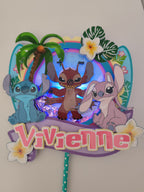 Lilo & Stitch – Angel – svietiaci LED zapich na tortu s menom 💗