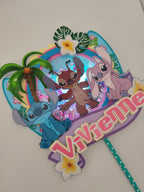 Lilo & Stitch – Angel – svietiaci LED zapich na tortu s menom 💗