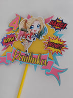 Harley Quinn – 3D zapich na tortu s menom
