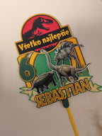 Jurský park – 3D zapich na tortu s menom