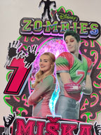 Disney Zombies – 3D zapich na tortu s menom