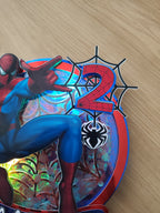 Spiderman – svietiaci LED zapich na tortu s menom