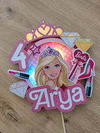 Barbie – svietiaci LED zapich na tortu s menom