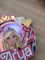 Barbie – svietiaci LED zapich na tortu s menom