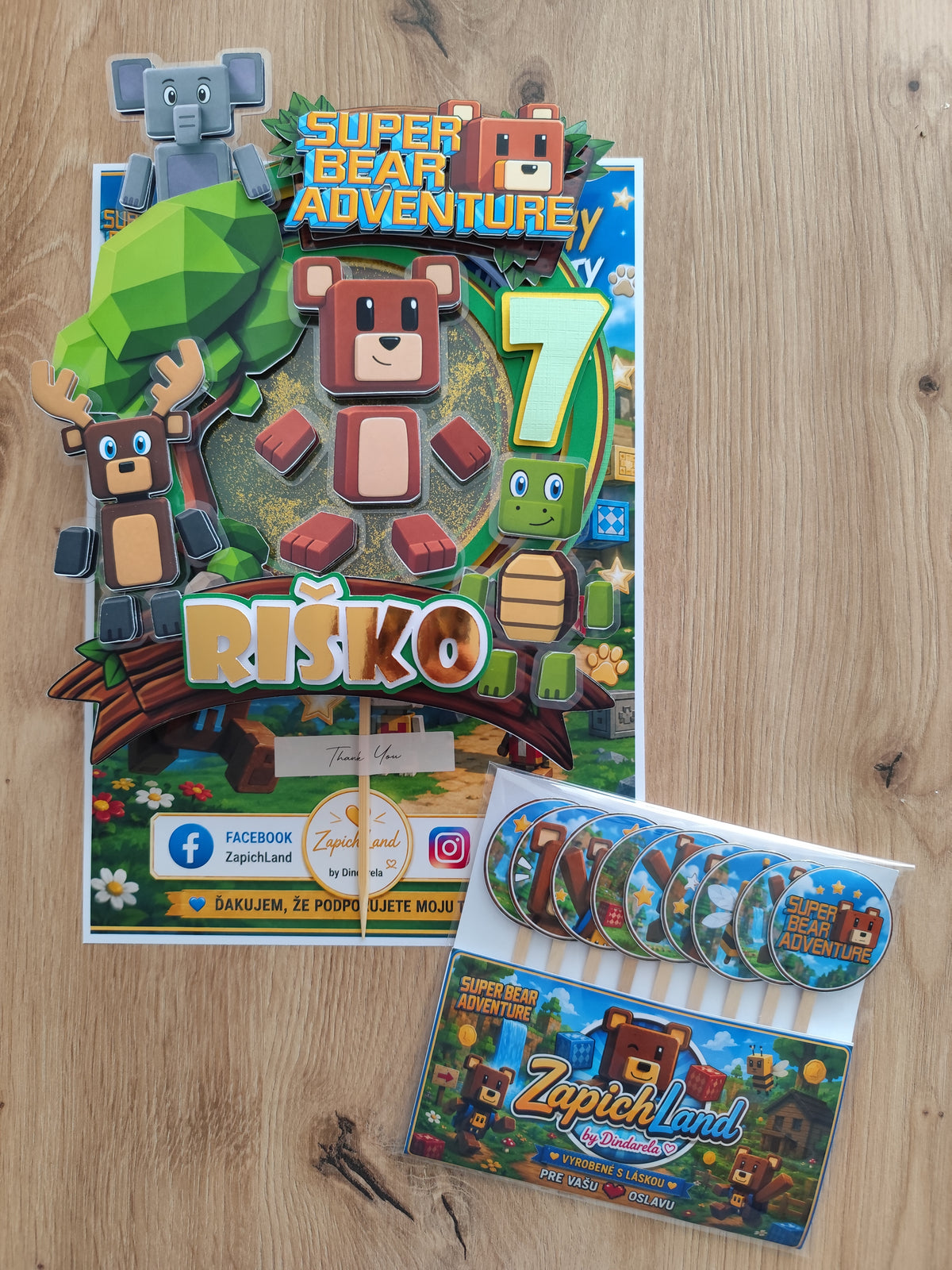 Super Bear Adventure - 3D zapich s menom