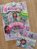 Gabby’s Dollhouse – svietiaci LED zapich na tortu s menom
