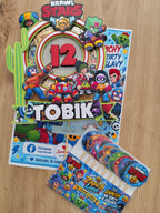 LED zápich na tortu Brawl Stars ⭐ | Svietiaca tortová dekorácia