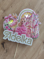 👑 LED Princezná – personalizovaný svietiaci zápich na tortu