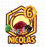 Angry Birds – svietiaci LED zapich na tortu s menom