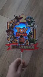 Toy Story – svietiaci LED zapich na tortu s menom