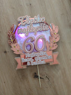 LED zápich na tortu k 60-tke pre mamičku | ZapichLand